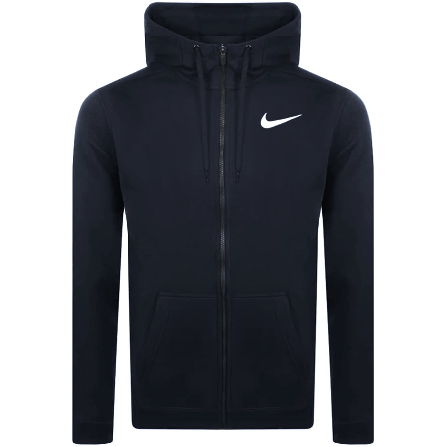 Alternative Image for ProductNike Training Full Zip Logo Hoodie Navy1